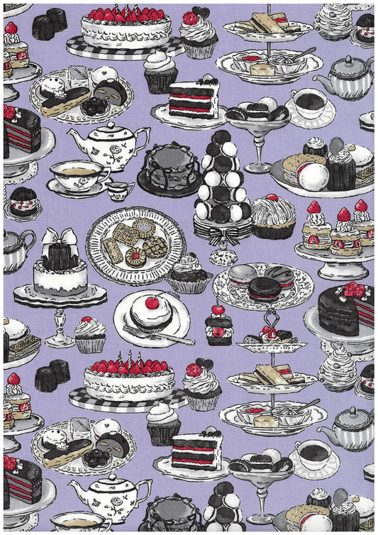 Monotone Sweets Tea Party Oxford YGA-76010-1