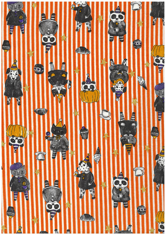 Monotone Sweets Halloween Party Oxford YGA-76020-1