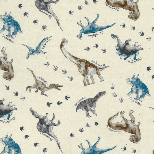 Water Blur Dinosaurs Sheeting YGA-79000-1