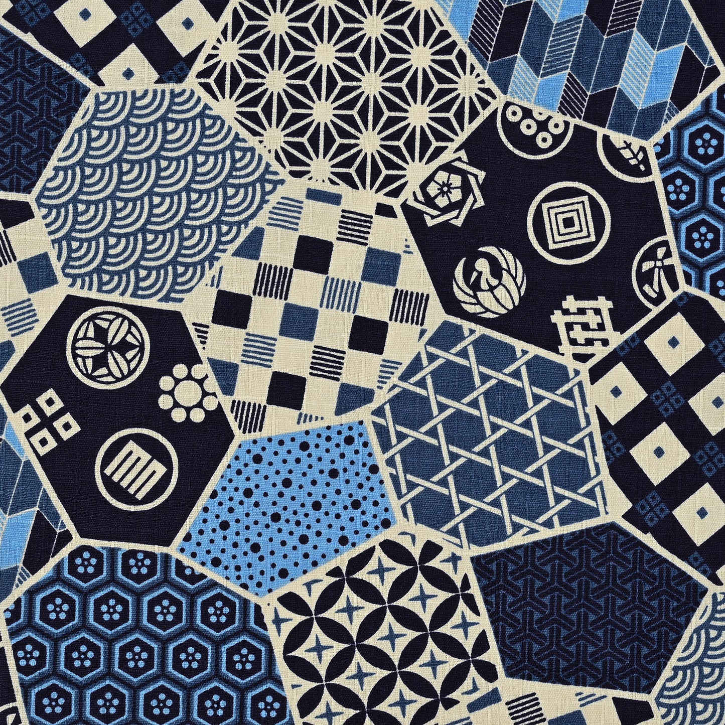 Iroha Japanese Pattern Hexagon Dobby Cloth YGA-79010-1 – Kokka USA, Inc.