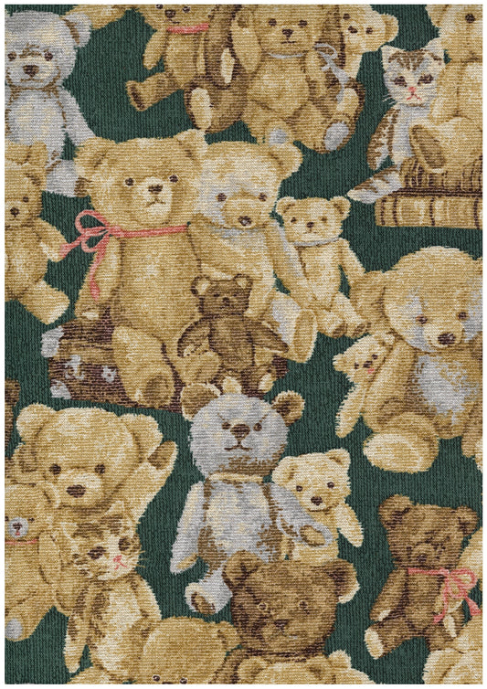 Teddy Bear Cotton Linen Blend Canvas YGA-86010-1