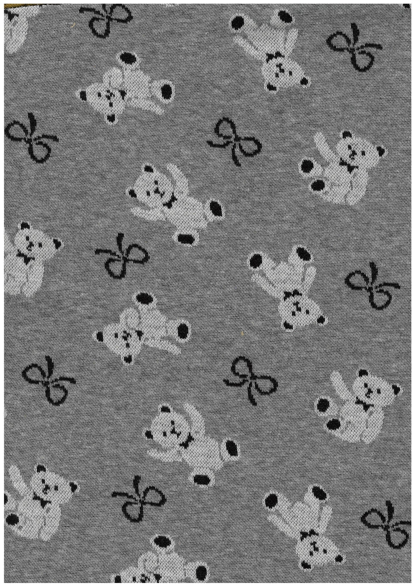 Teddy Bear 100% Cotton Knit Jacquard YGA-86070-2