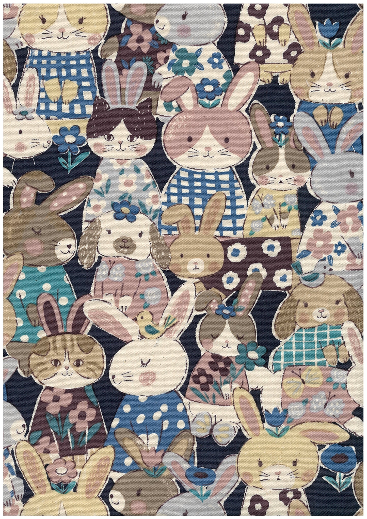 Powerful Animal Rabbit Cotton Oxford YGA-89000-1