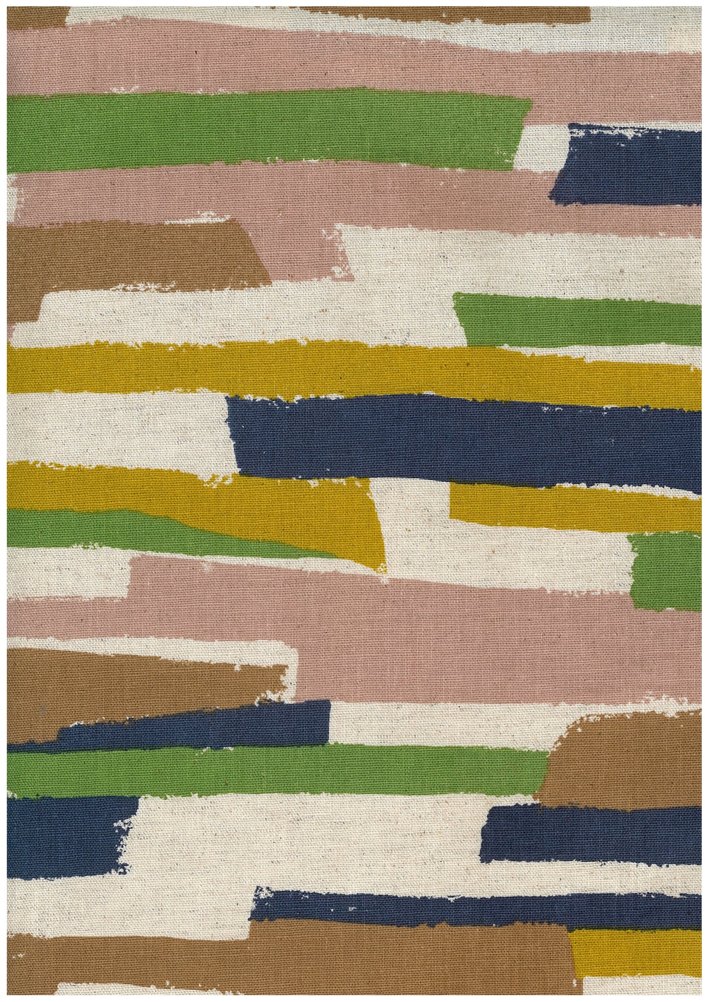 Art Genome Stripes Cotton Linen Blend Canvas YGA-89010-1