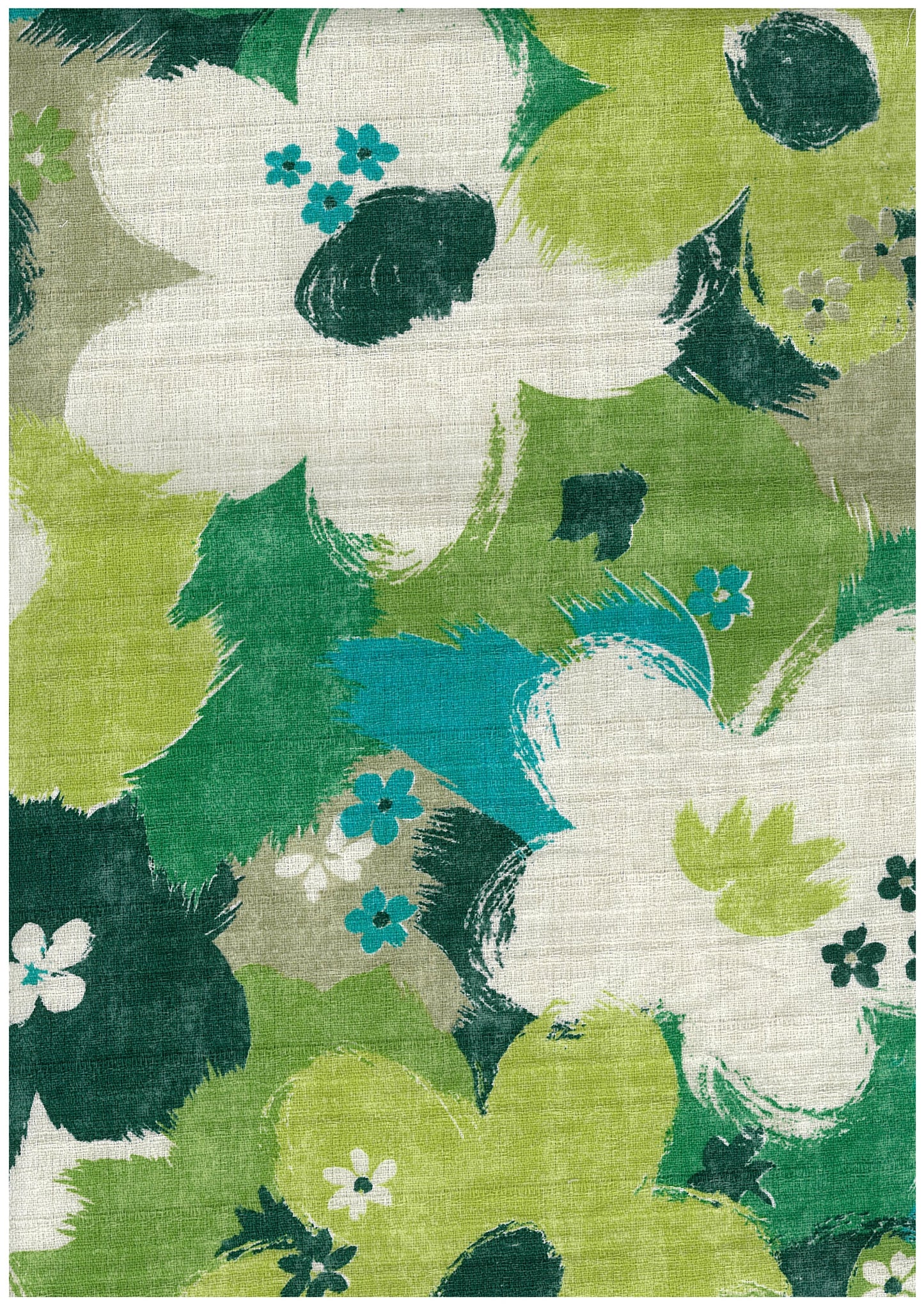 Sopo Retro Vintage Floral Cotton Dobby Cloth YGA-89060-2