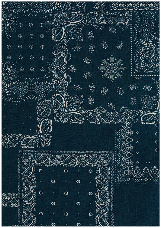 Bandana Cotton Linen Blended Canvas YGA-91040-1