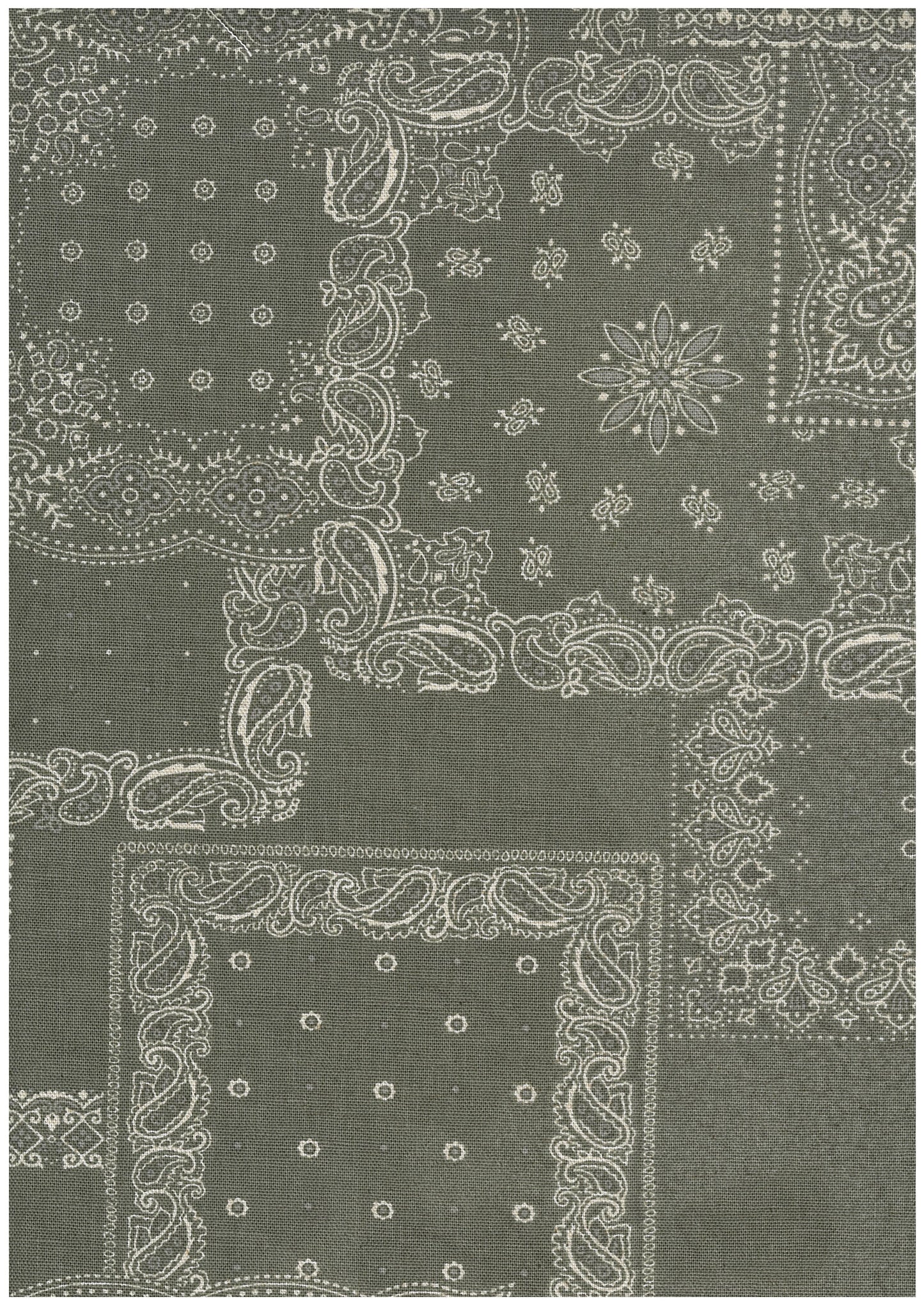 Bandana Cotton Linen Blended Canvas YGA-91040-1