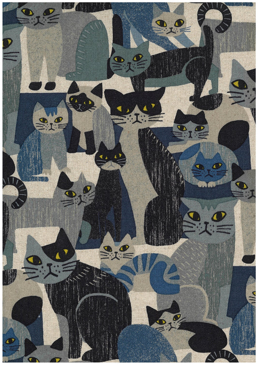 Art Animal Cotton Linen Blended Canvas YGA-91060-1