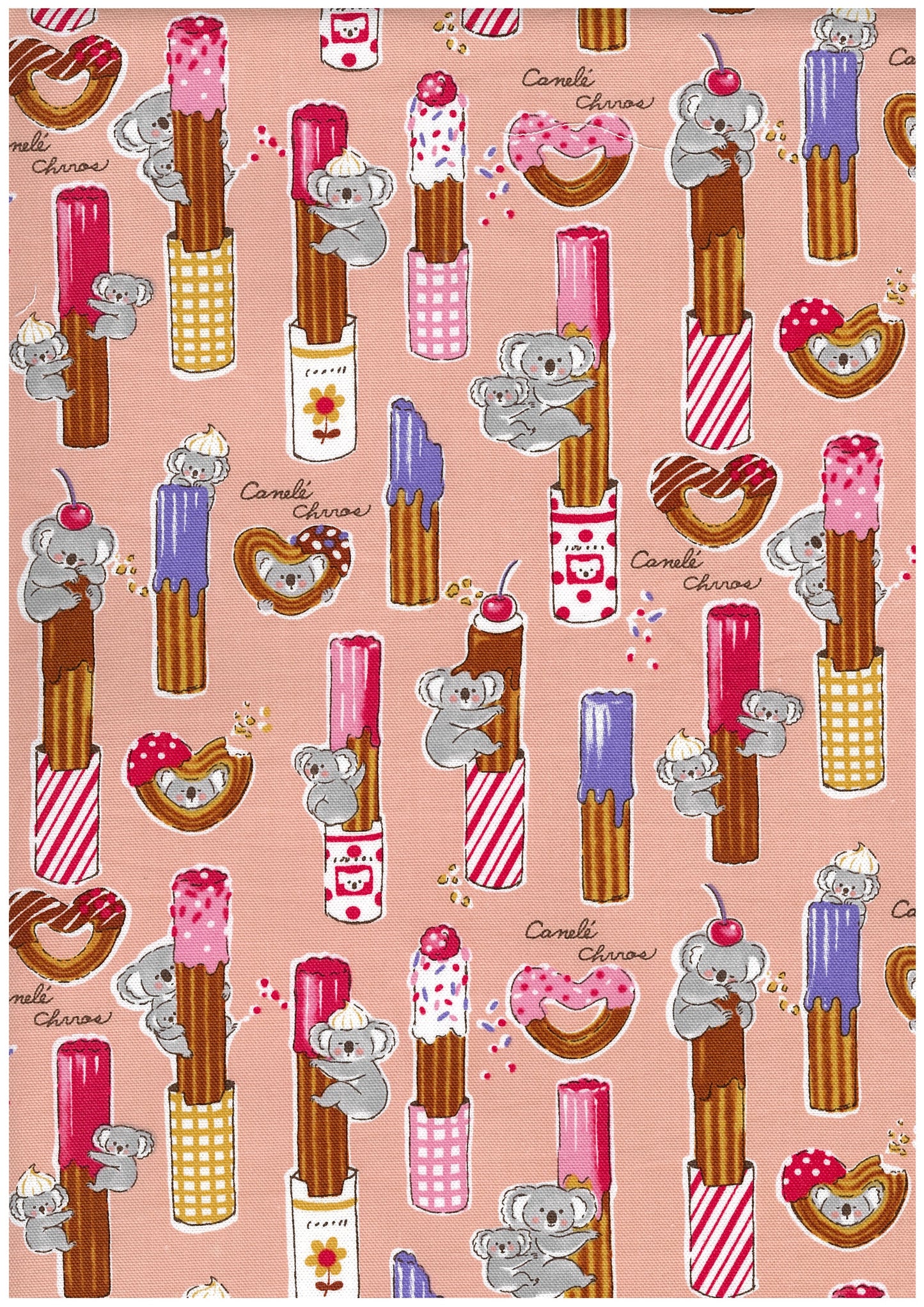 Delicious Animals Churros Koala Cotton Oxford YGA-91070-1