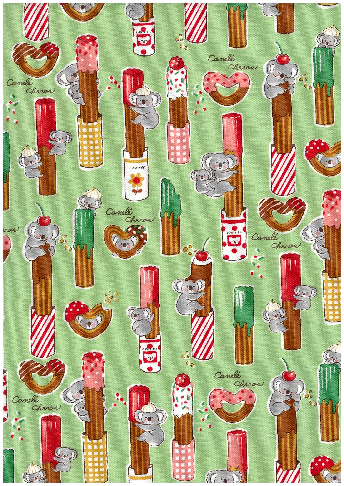 Delicious Animals Churros Koala Cotton Oxford YGA-91070-1