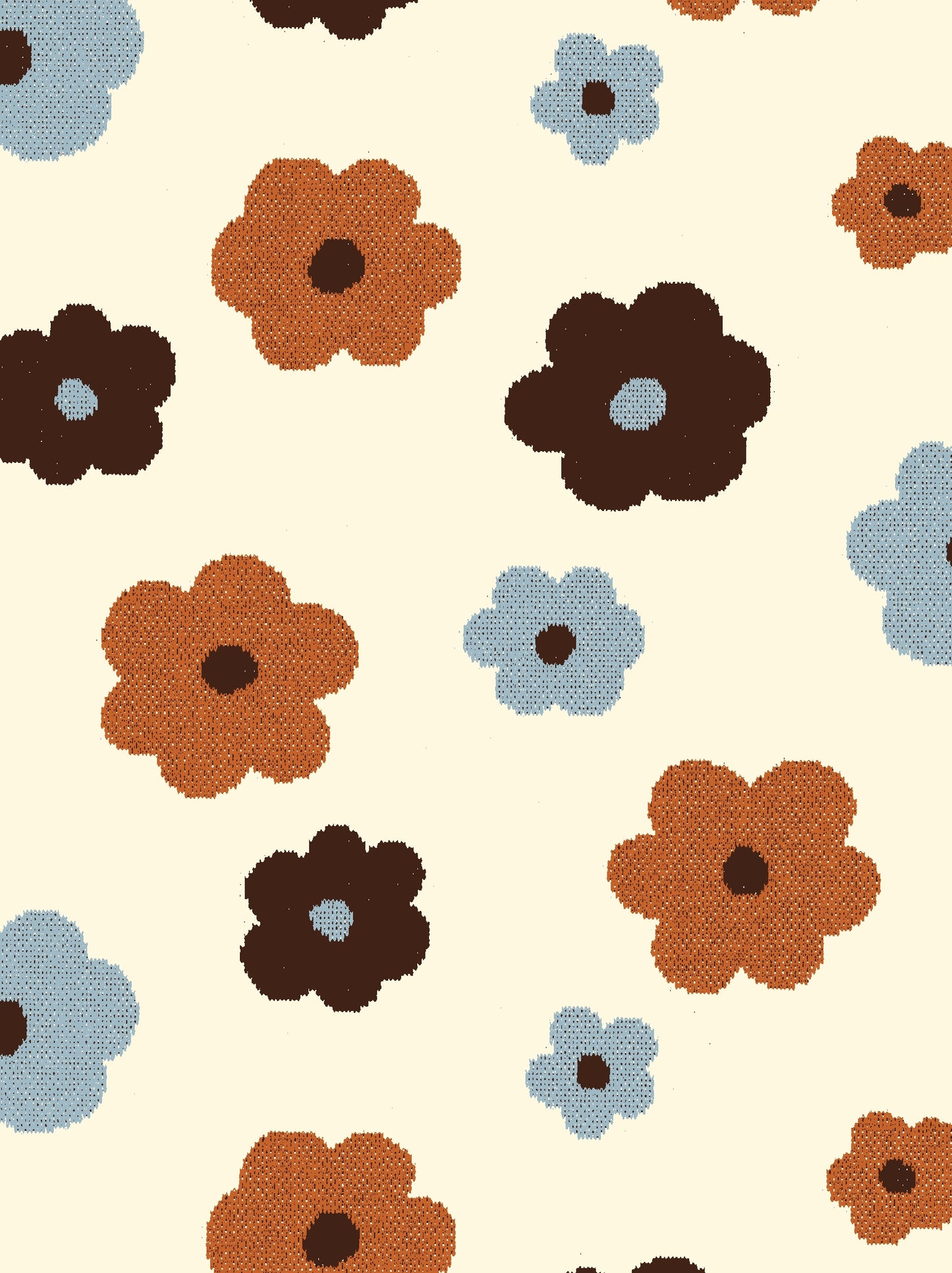 Flower Knit Jacquard YGA-96030-2