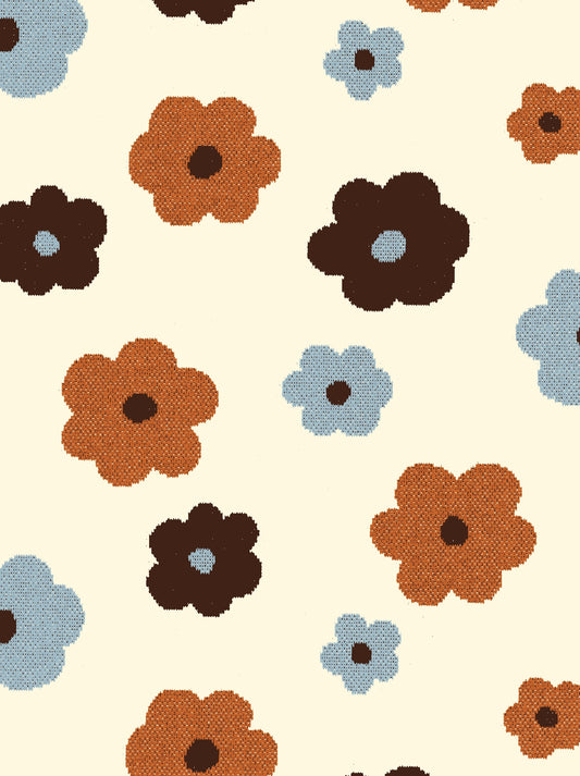Flower Knit Jacquard YGA-96030-2