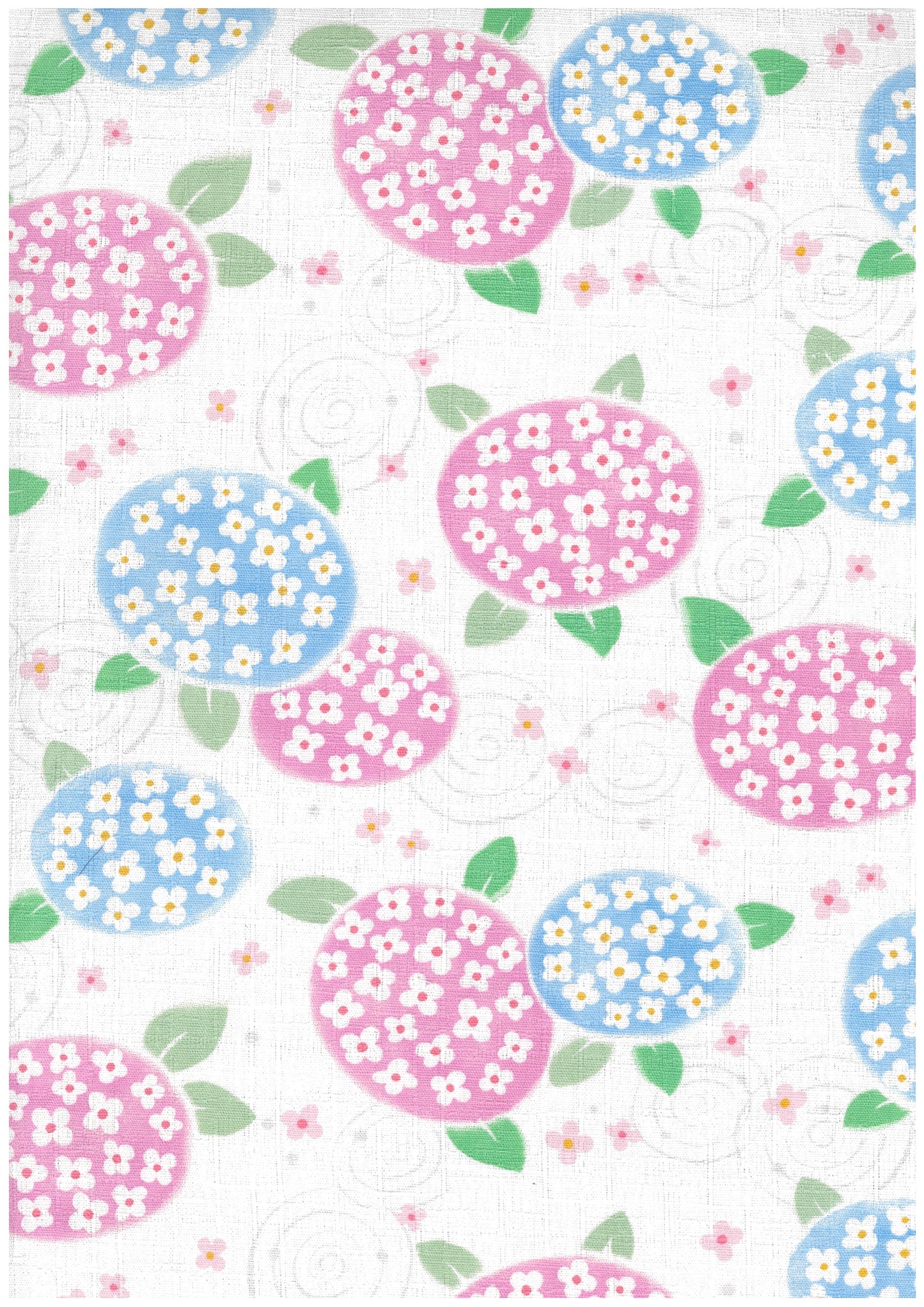 Iroha Hydrangeas Dobby Cloth YGA-96080-1