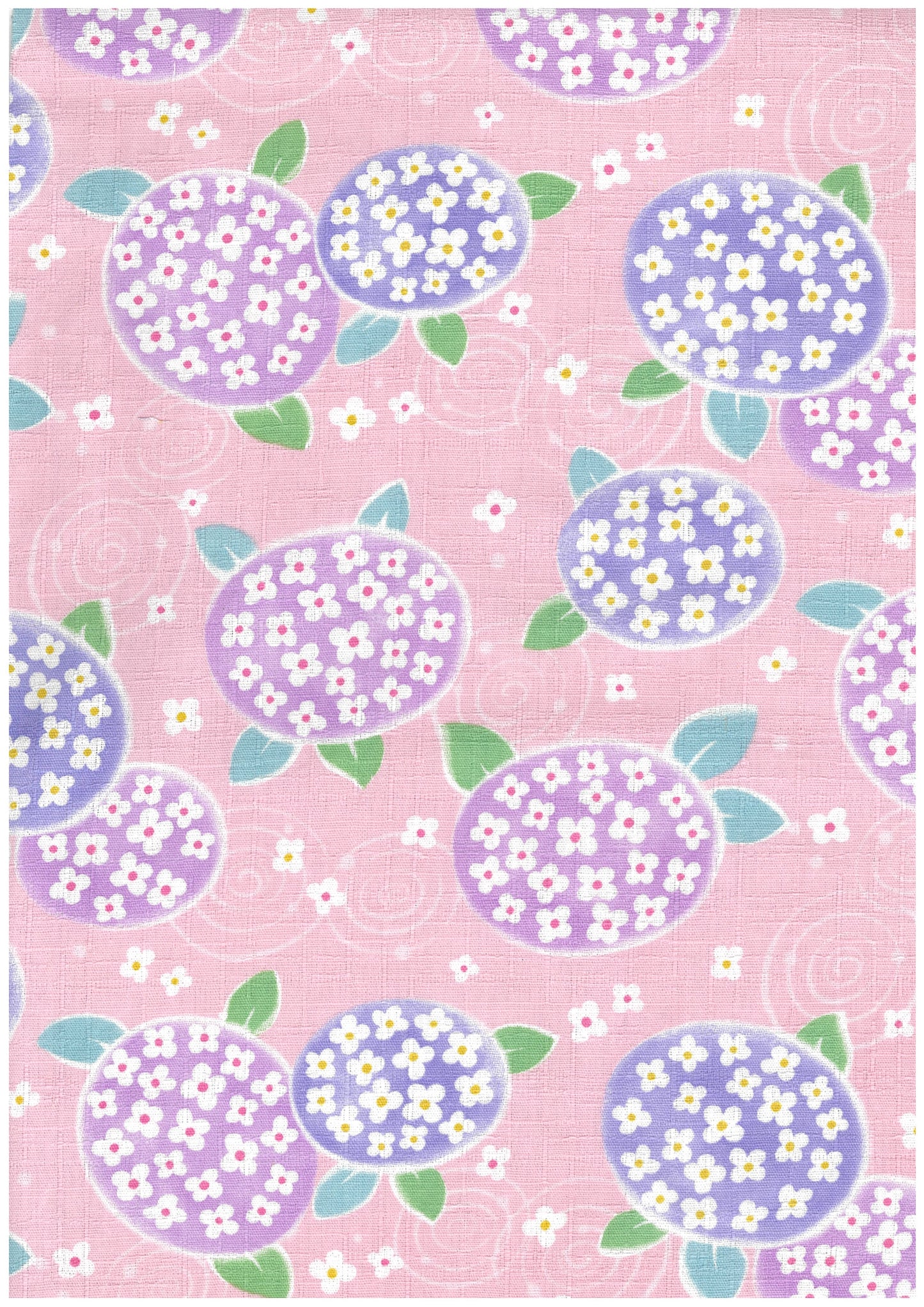 Iroha Hydrangeas Dobby Cloth YGA-96080-1