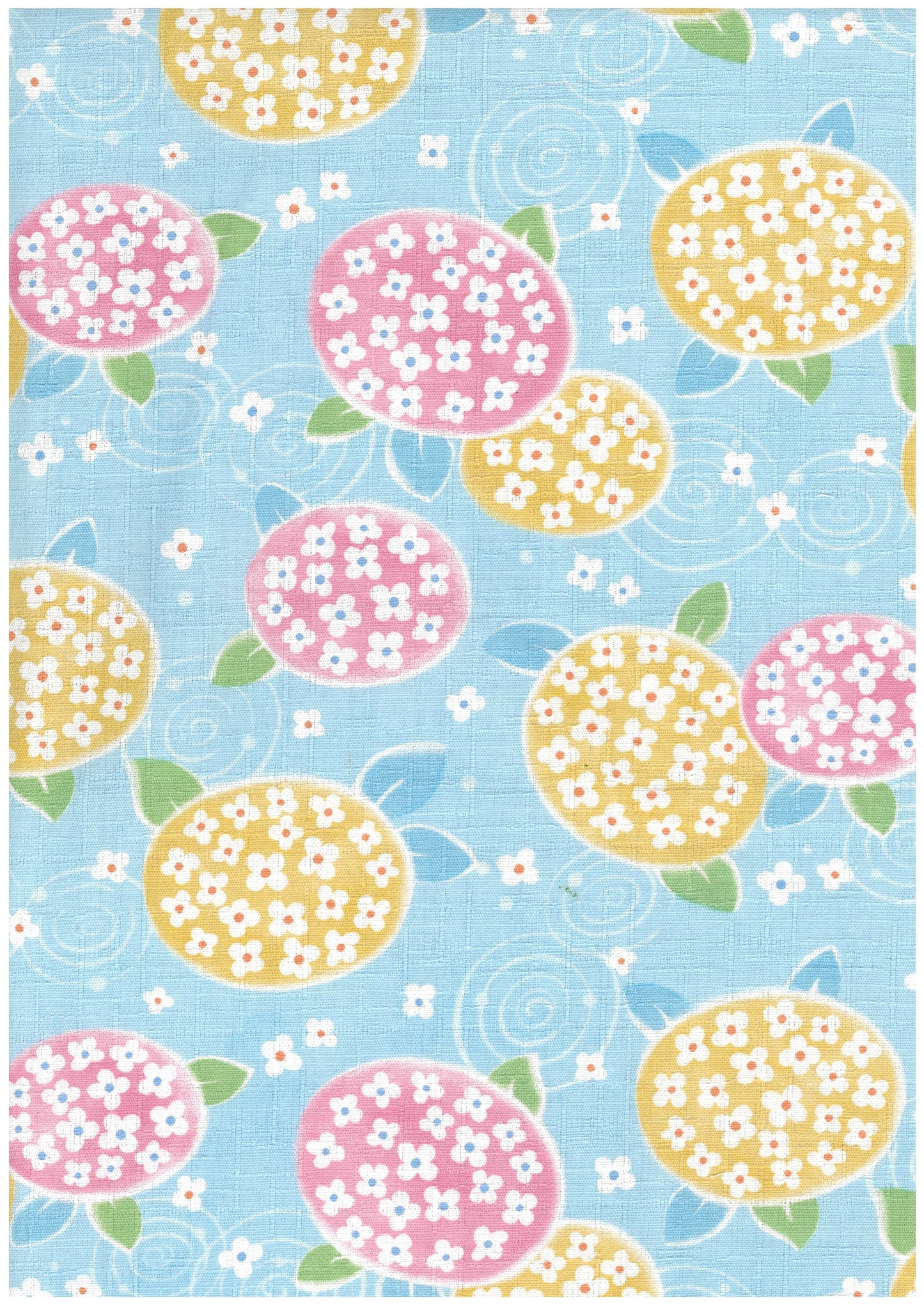 Iroha Hydrangeas Dobby Cloth YGA-96080-1