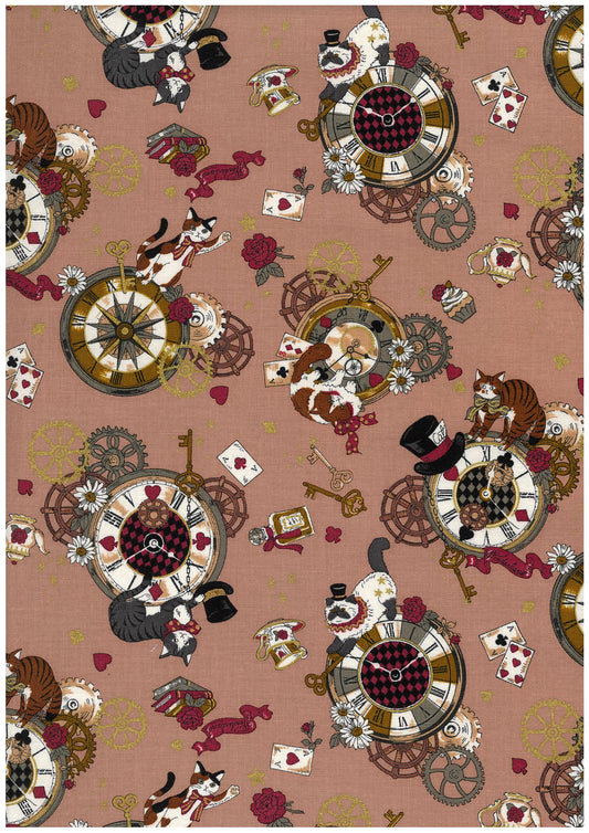 In The Darkness Magical Cats Cotton Sheeting YGA-99030-1