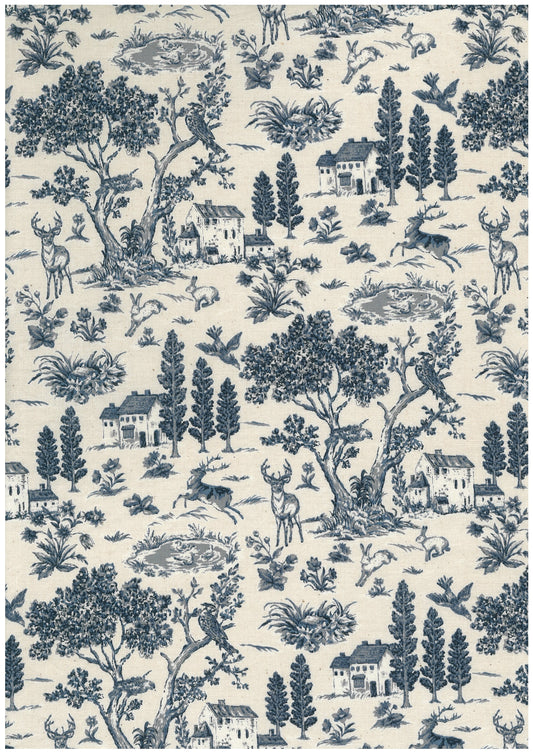 Les Scènes Forest Cotton Sheeting YGA-99050-2