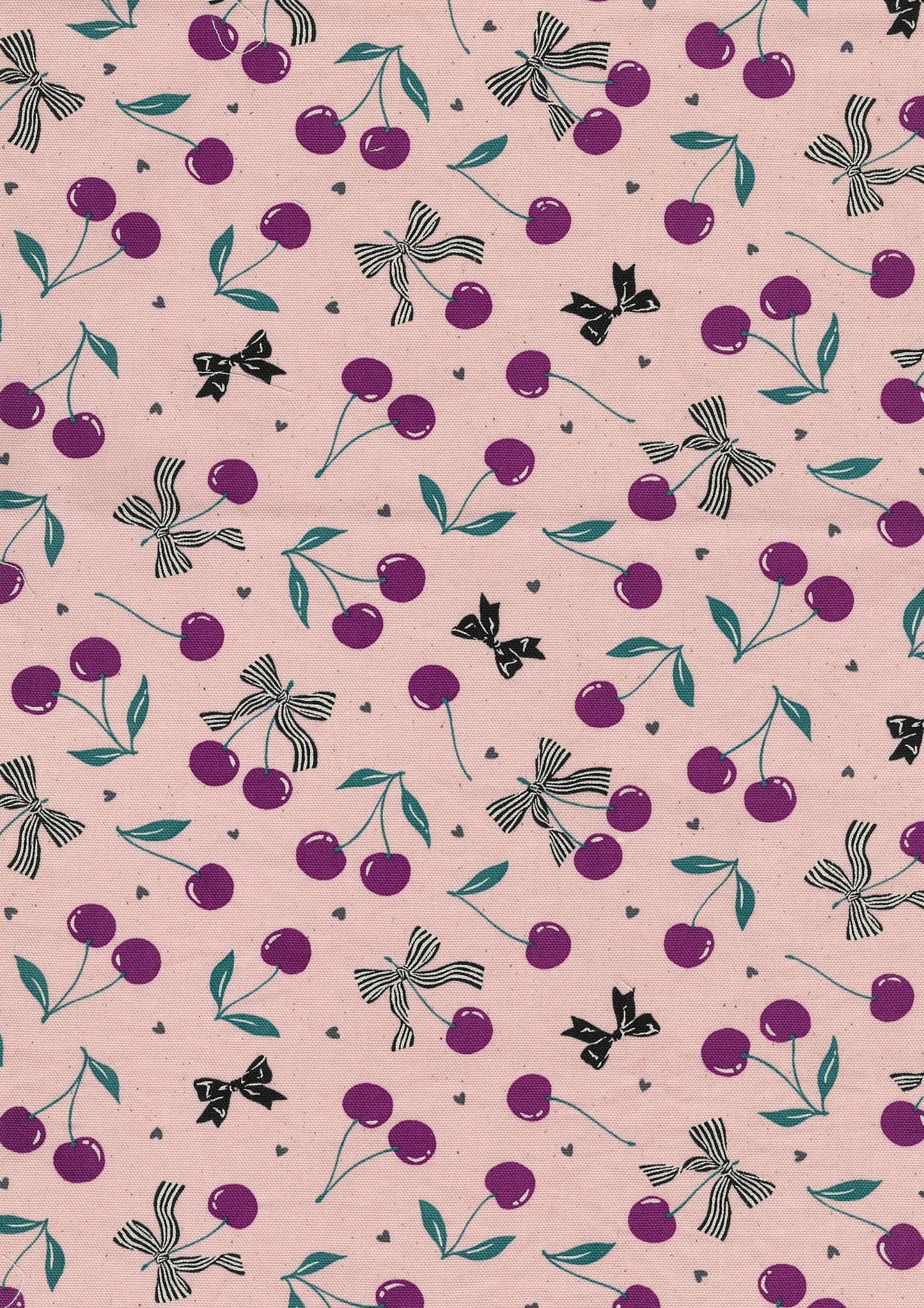 Cherry Bonbon Ribbons Cotton Oxford YKA-39020-1