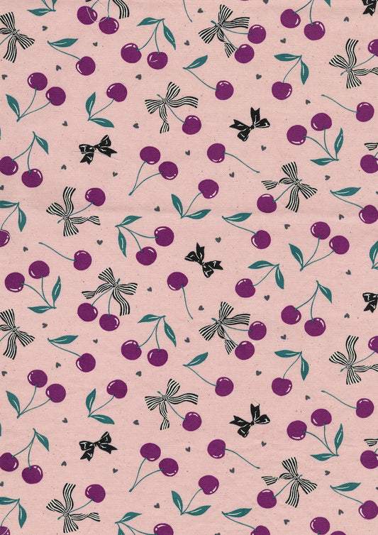 Cherry Bonbon Ribbons Cotton Oxford YKA-39020-1