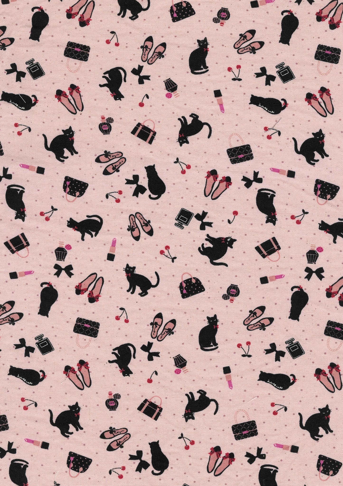 Cherry Bonbon Cats Cotton Oxford YKA-39020-2
