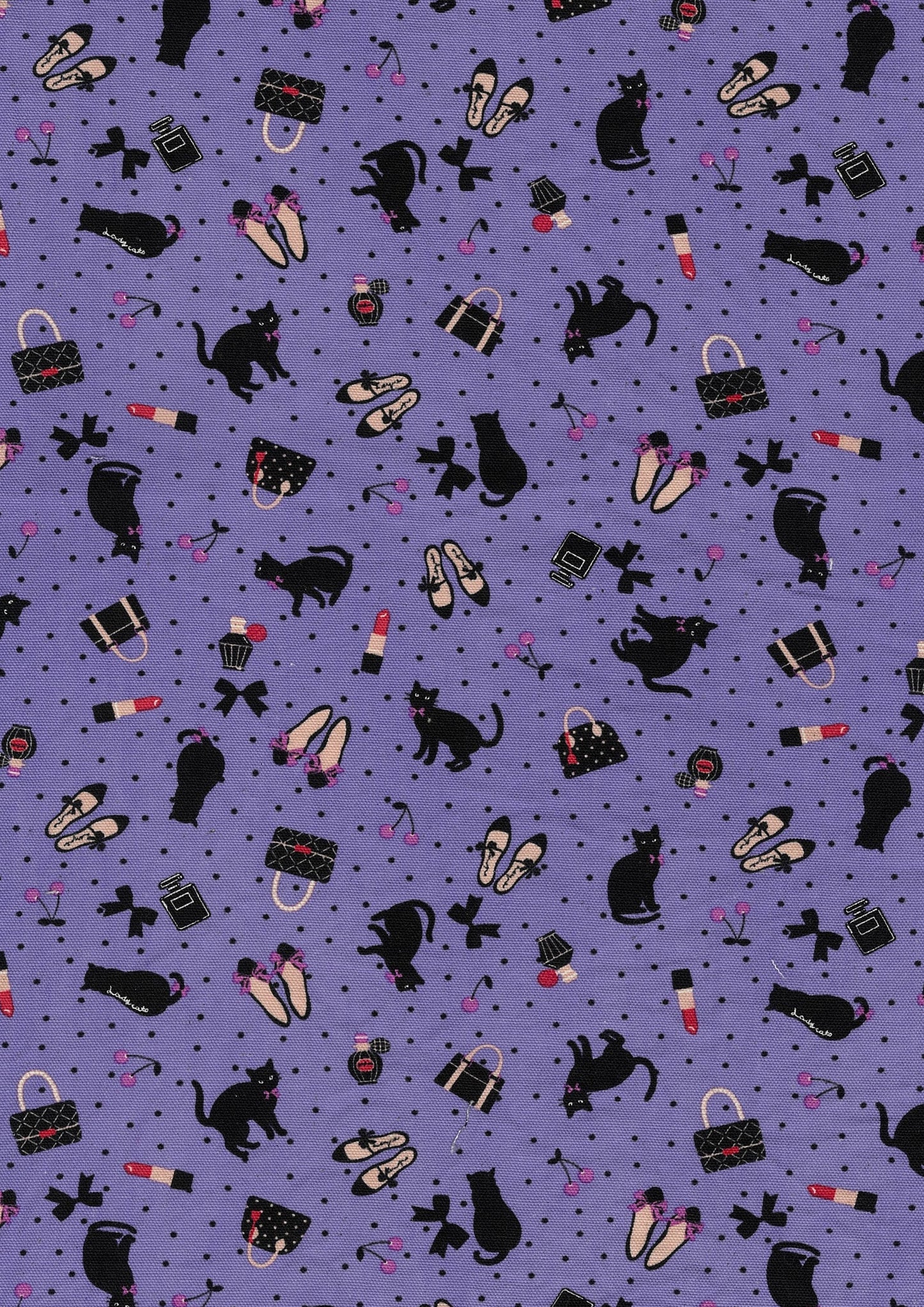 Cherry Bonbon Cats Cotton Oxford YKA-39020-2