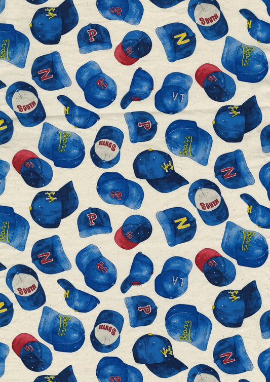 Happy Kids Baseball Caps Cotton Oxford YKA-39040-1