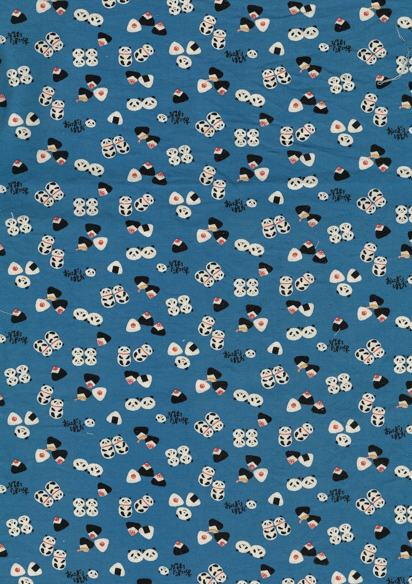 Chibi-pri Panda Onigiri Cotton Oxford YKA-39060-1