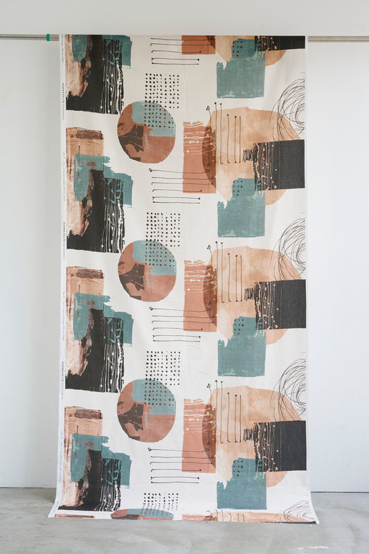 Color Strokes Cotton Sheeting YKA-39070-2