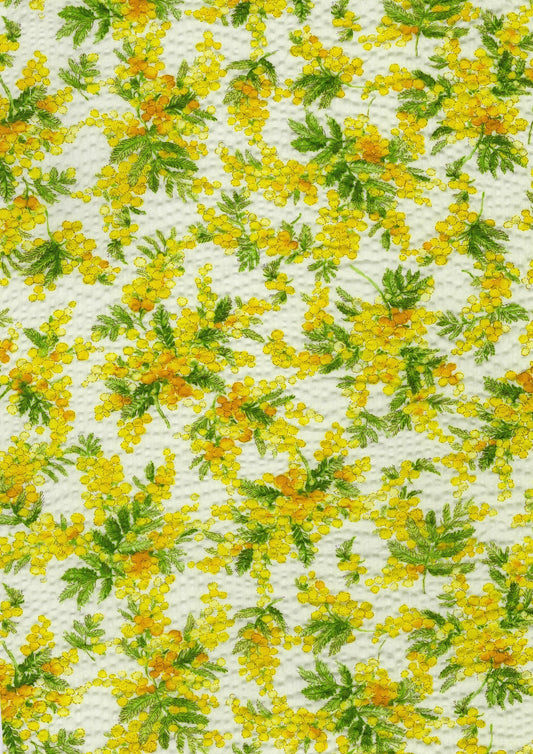 Mimosa Prints Ripple Seersucker YKA-39080-1