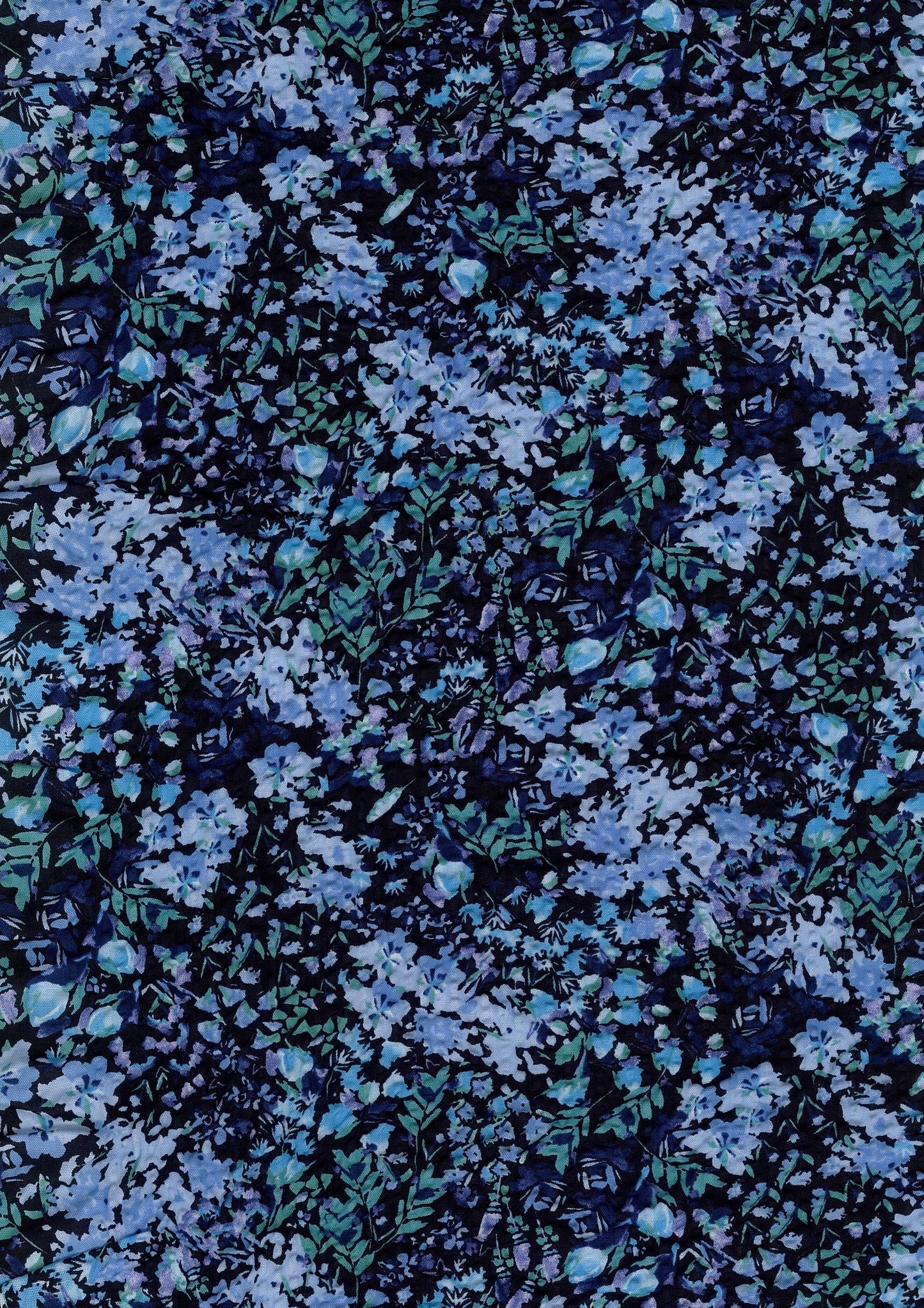 Floral Prints Ripple Seersucker YKA-39080-3