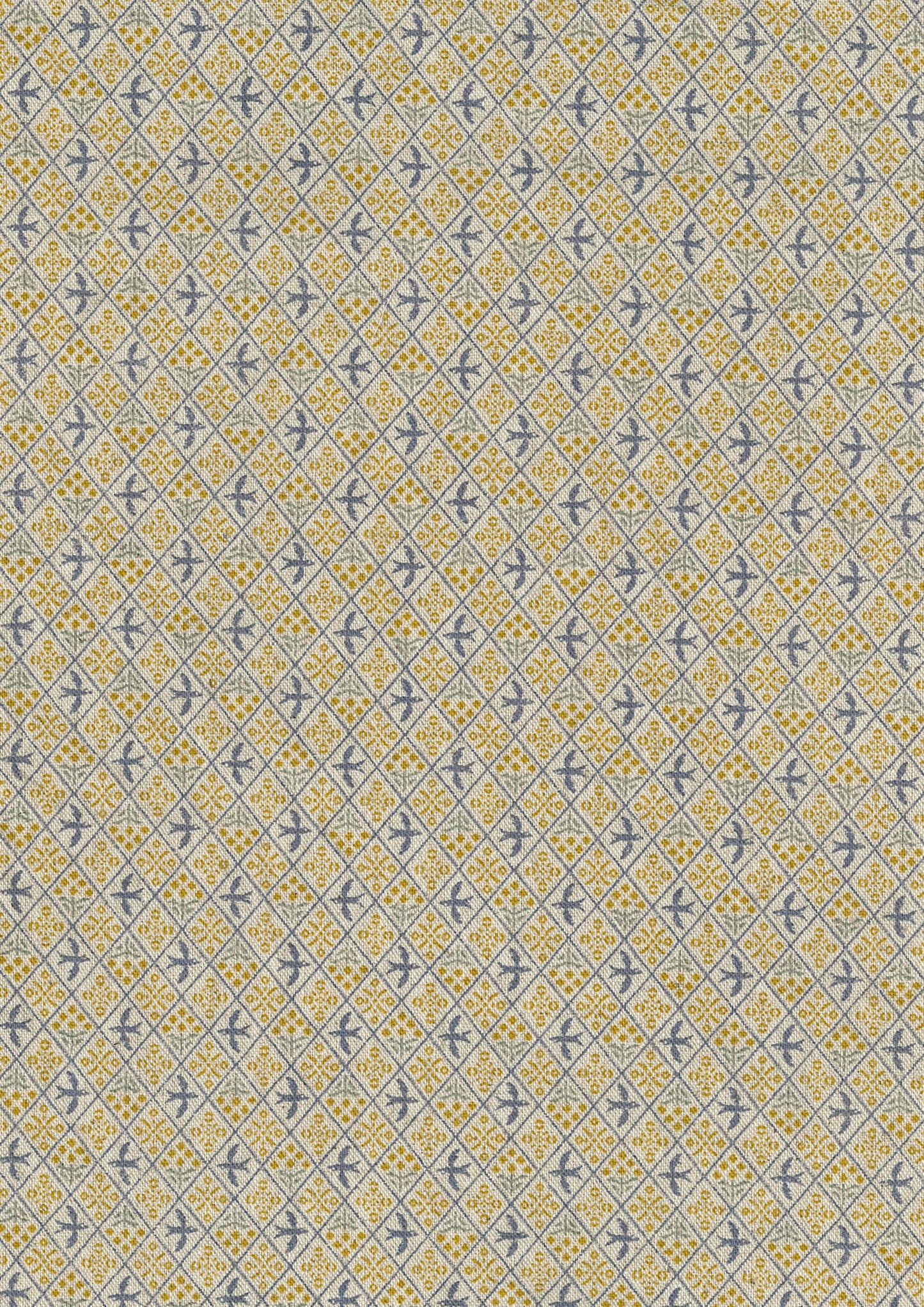 Sashiko Moyo Cotton Linen Blended Canvas YKA-41070-1