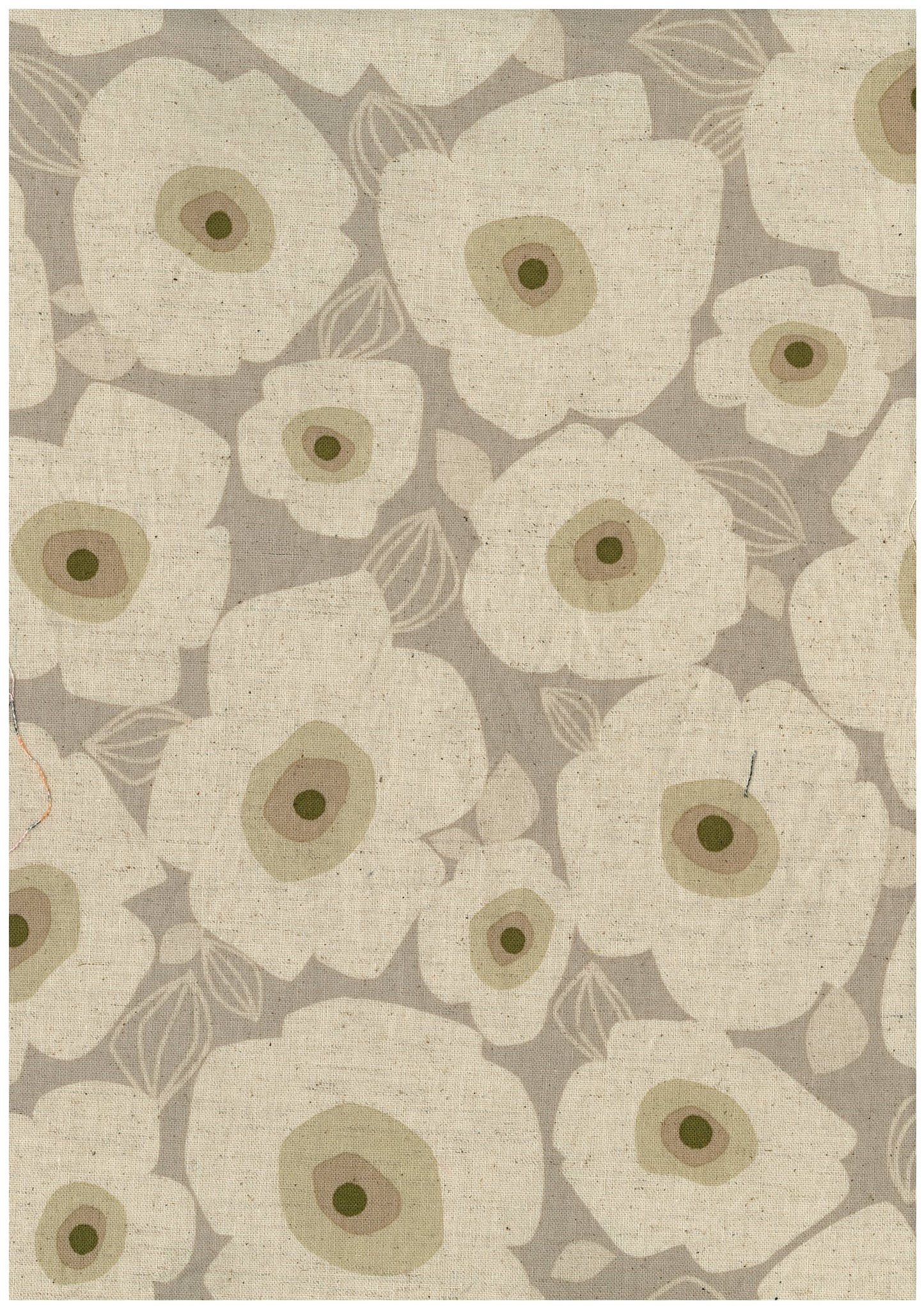 Odekake Large Flowers YKA-46050-1 Sheeting