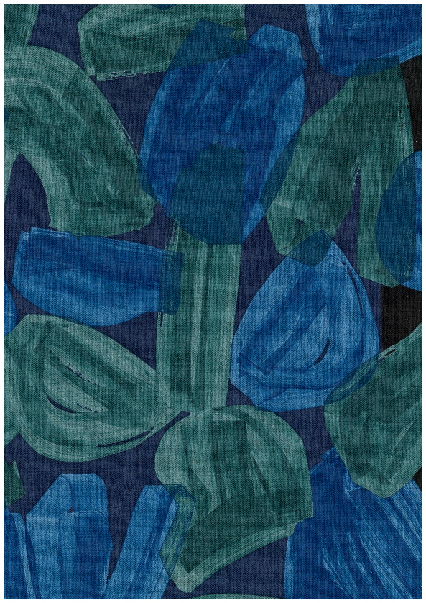 Odekake Abstract Flowers Sheeting YKA-46050-2