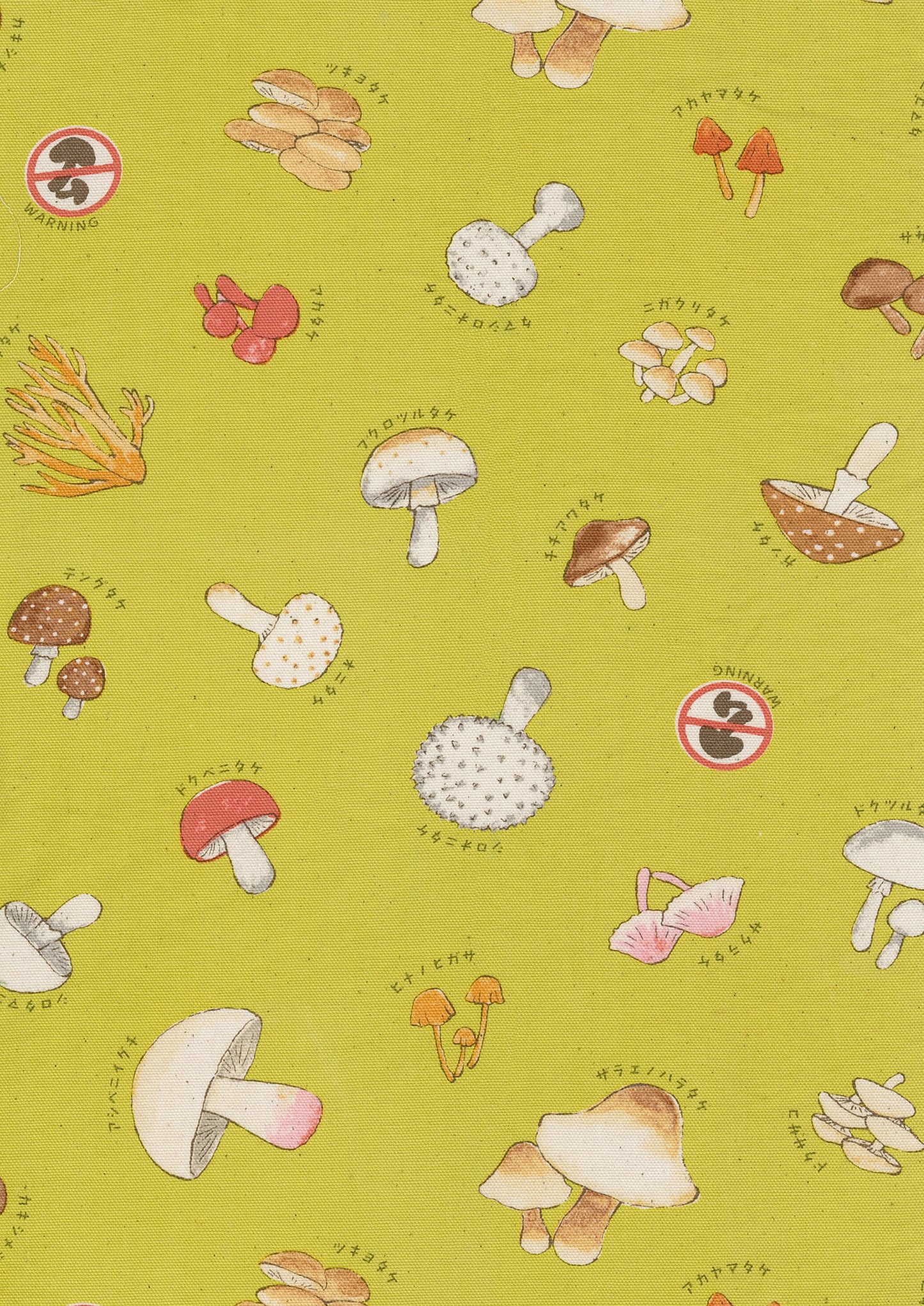 Poisonous Mushroom Cotton Oxford YPA-71000-1