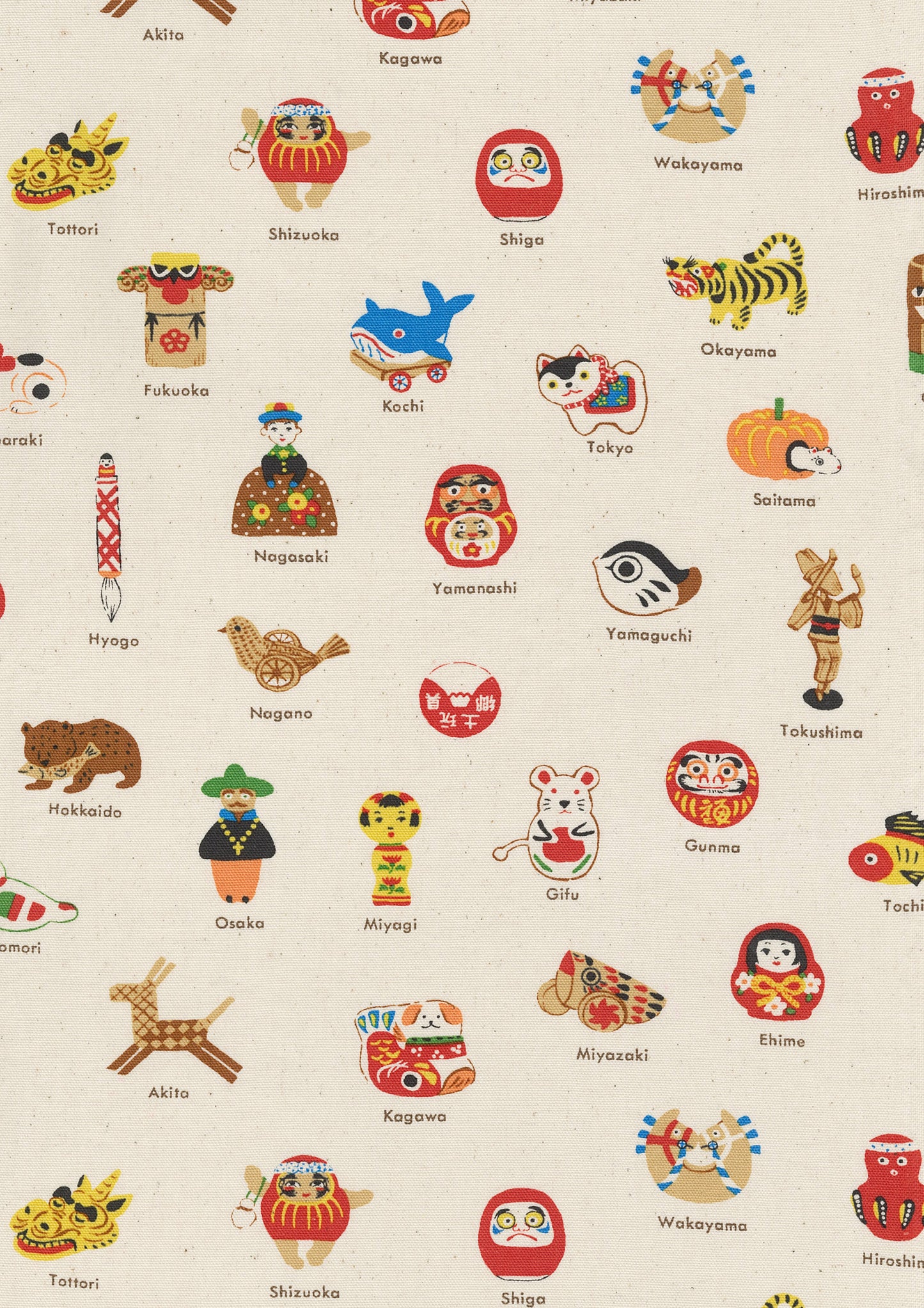 Japanese Local Toys Cotton Oxford YPA-71010-1