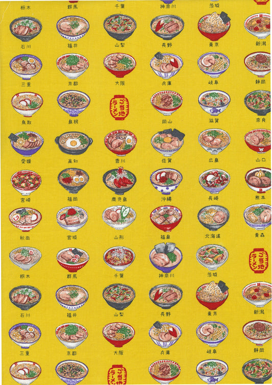 Local Ramen Prints Cotton Oxford YPA-79020-1