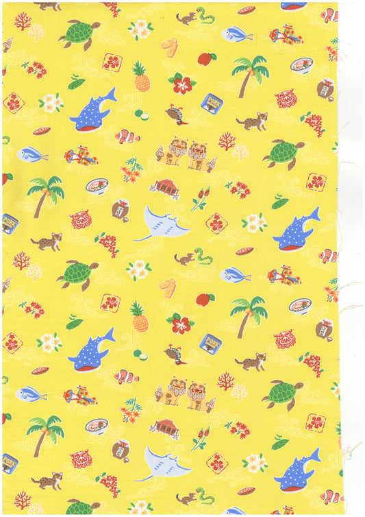 Okinawa Prints Cotton Oxford YPA-79030-1