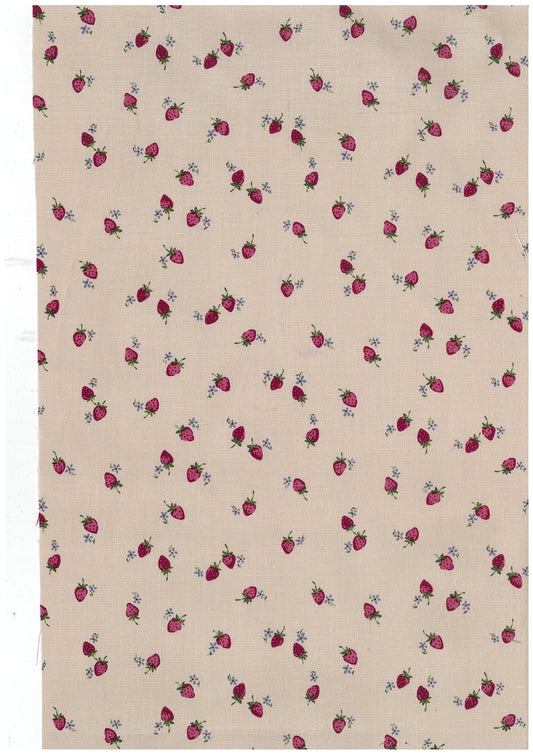 Funwari Classic Strawberry Sheeting YKA-26020-1