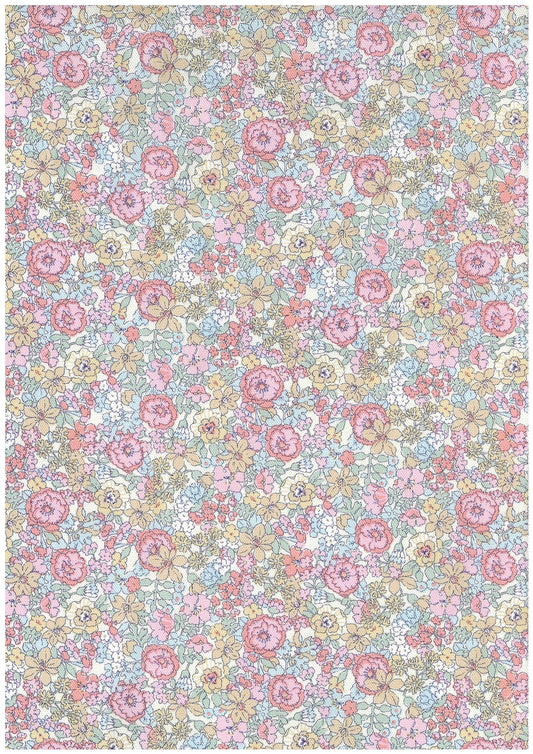 Dream Girl Flowers Cotton Oxford YKA-49010-2