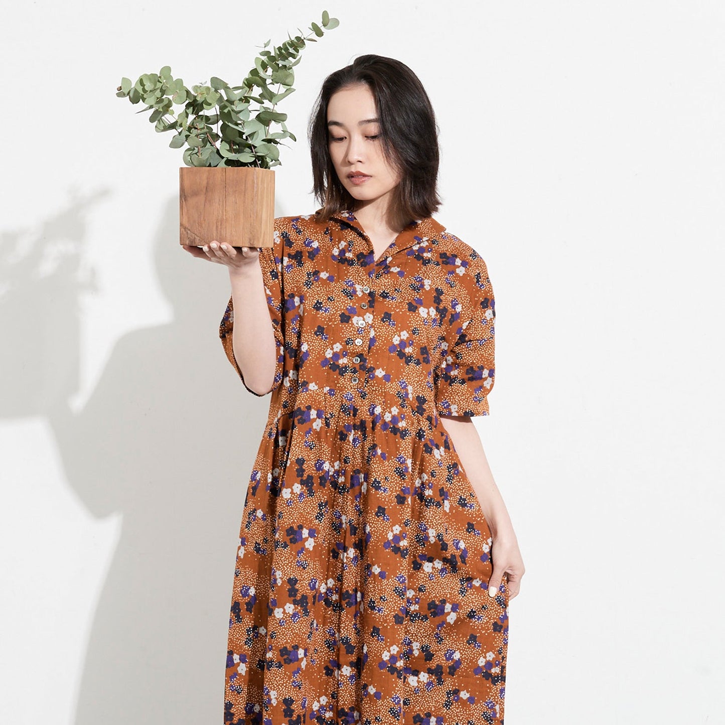 echino “Floret” Double Gauze