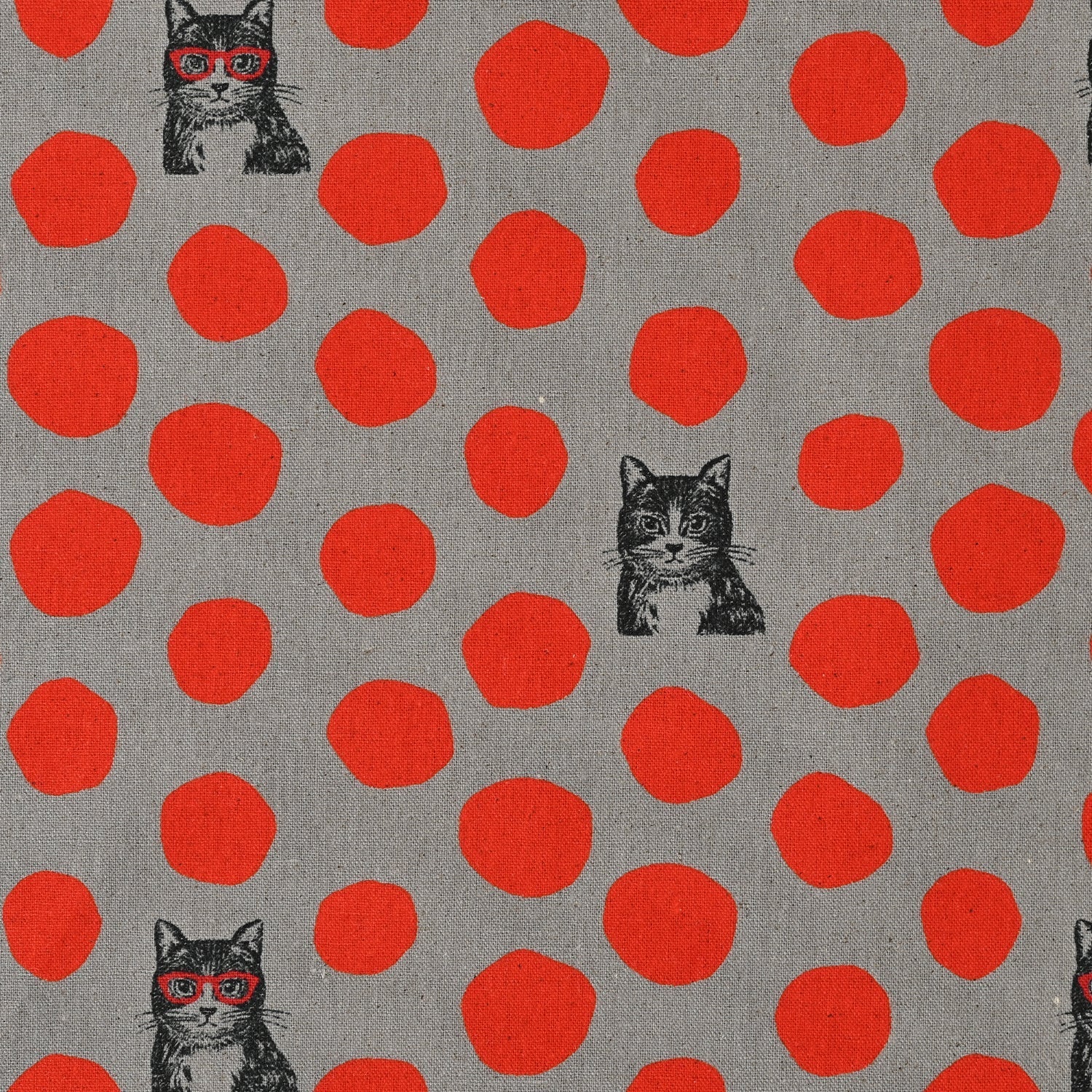 echino Cat Cotton Linen Canvas EYX-90000-900