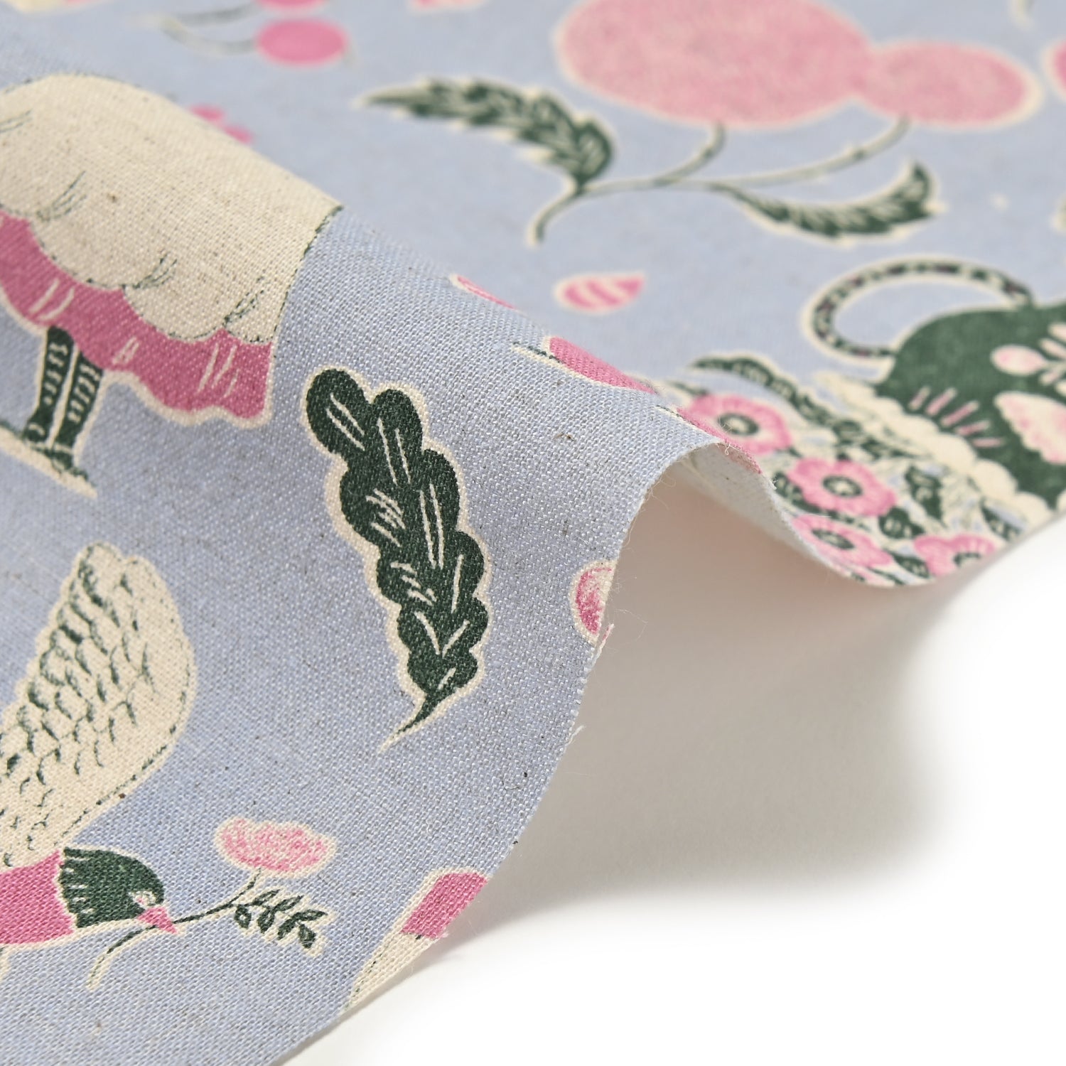 Sanae Sugimoto Humming Flower Cotton Linen Sheeting
