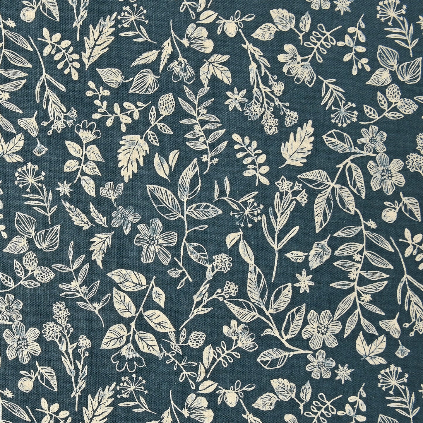 Natural Garden White Flower Sheeting YGA-59010-1