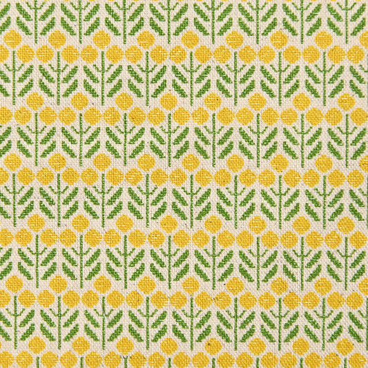 Sashiko Mimosa Pattern Canvas YKA-91060-2