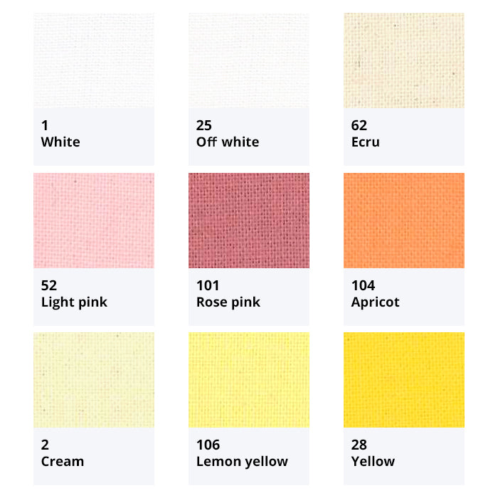 [Ichi No Kire] Cotton 100% Sheeting Muslin 35 Colors